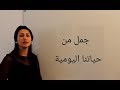 الألمانية مع دجلة بدرو  الدرس 1.. جمل من حياتنا اليومية