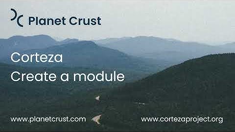 How to create a module in Corteza