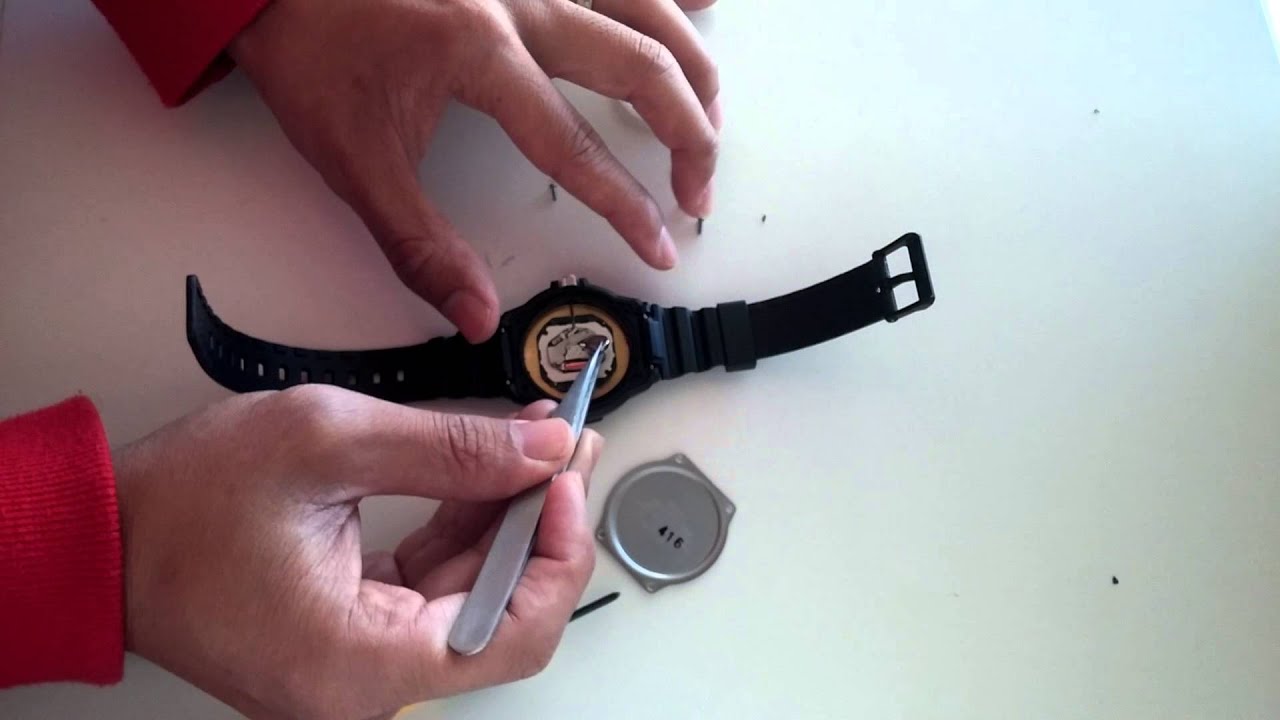 How To Change Battery Casio MRW200 Watch 🔋 - YouTube