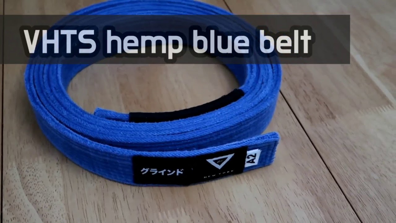 (BJJ Belt review) VHTS hemp blue belt reivew. 주짓수 벨트계의 샤넬? 안 빨아도 냄새 안나는