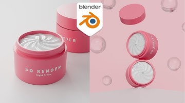 How to Model Cosmetic Cream Jar in Blender | Product Modeling Tutorial (Hindi/Urdu)