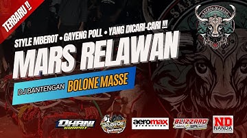 DJ BANTENGAN SATRIO MAHESO ( MARS RELAWAN BOLONE MASE ) | Remixer by DHANI SQRPNT