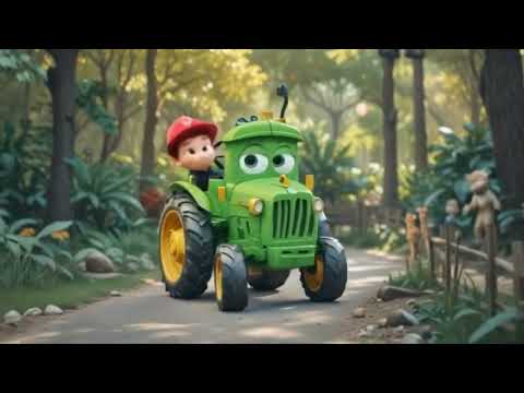 Трактор Біп Біп Біп Весела дитяча пісенька Співай і танцюй Пісня про машинку