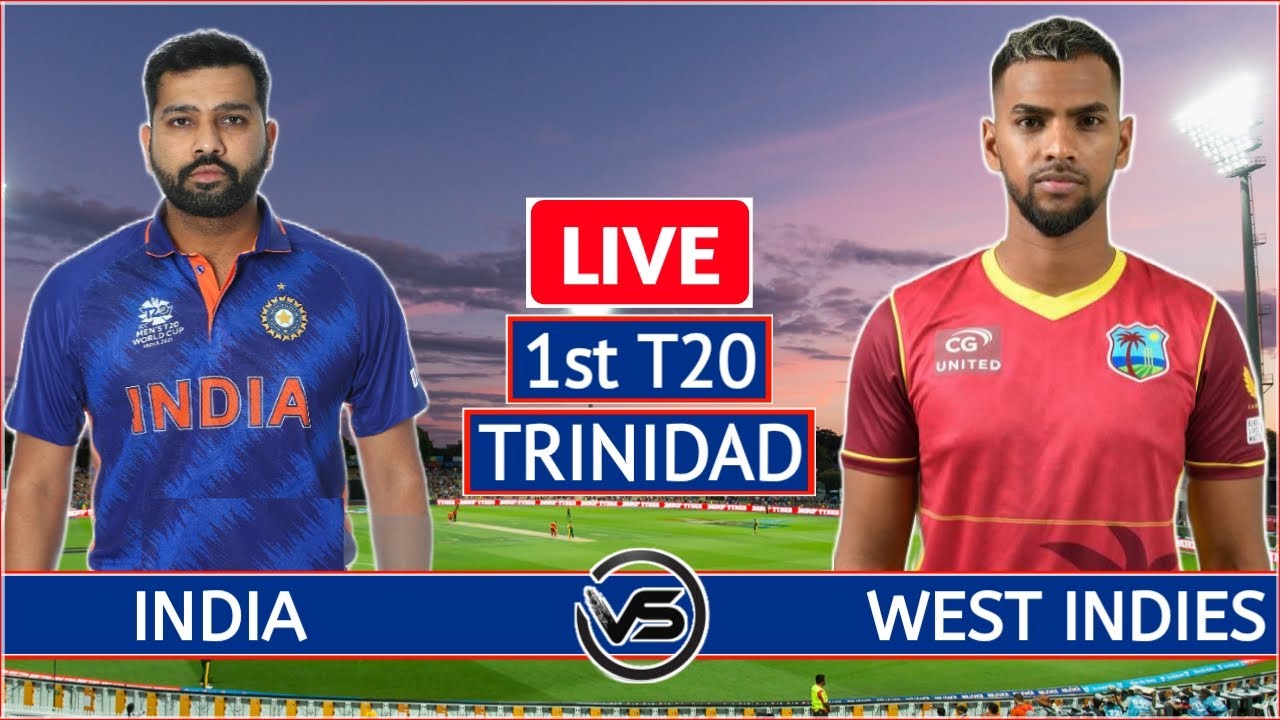 India vs West Indies 1st T20 Live IND vs WI 1st T20 Live Scores and Commentary