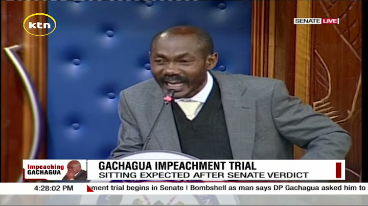 Ongoya: This impeachment motion is the most embarassing motion ever approved by the Nat'l Assembly