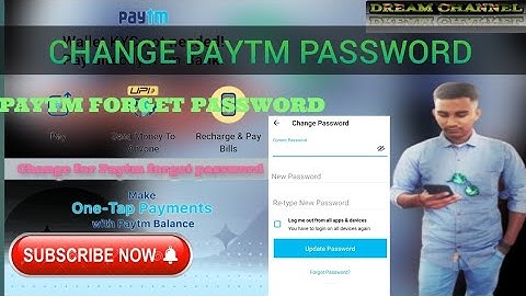 Paytm ka Password kaise Chang Kare/How To Change  Paytm  Password,2021 (720p) Video.