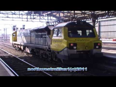 Train photos at crewe and chester and alsager and stoke on trent on the 09/04/2011