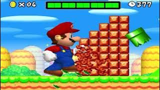 smb New Super Mario Bros DS Infinite Mega Mushroom