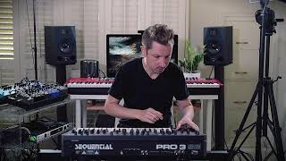 electronic improvisation using the Sequential Pro 3 sequencer