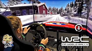 Rally Driver drives WRC 10 with D-BOX Haptic Simulator