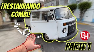 COMBI VW RESTAURACIÓN PARTE 1 | Gabo Herrera 14 #volkswagen #restauracion #autos