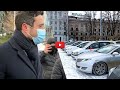 Акция протеста перед зданием правительства в Кишинёве.
