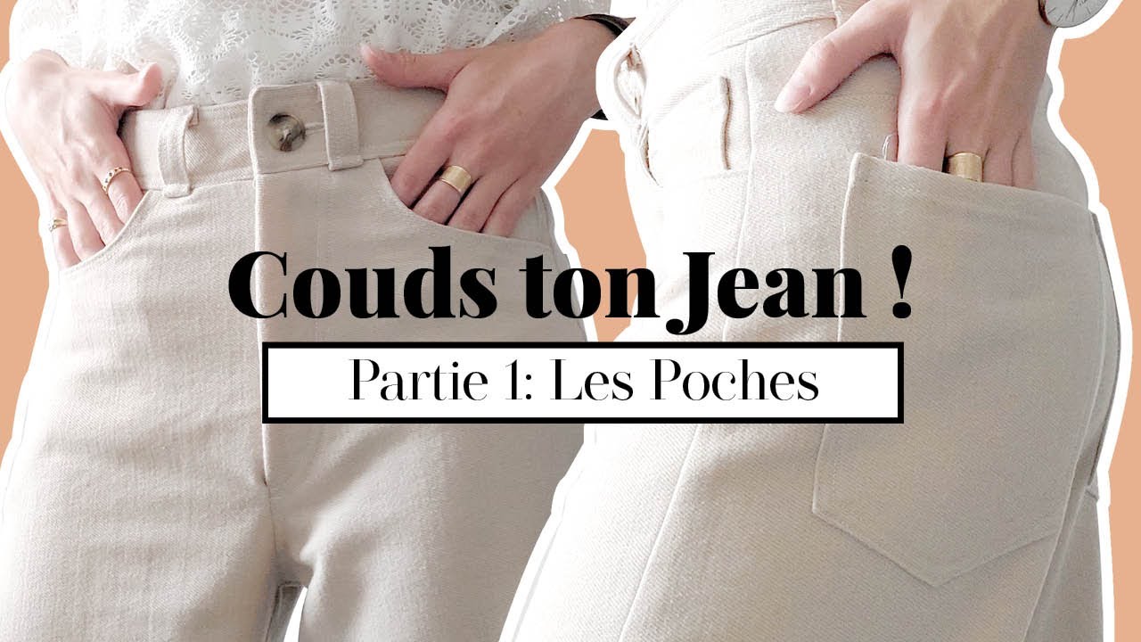 Comment Coudre un Jean ? // Partie 1: Les Poches // Tutoriel Couture