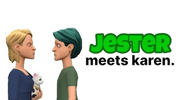 Jester Meets Karen! | Plotagon [SUBTITLED]