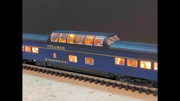 Kato N Scale Pullman Cars LED Lighting with DCC