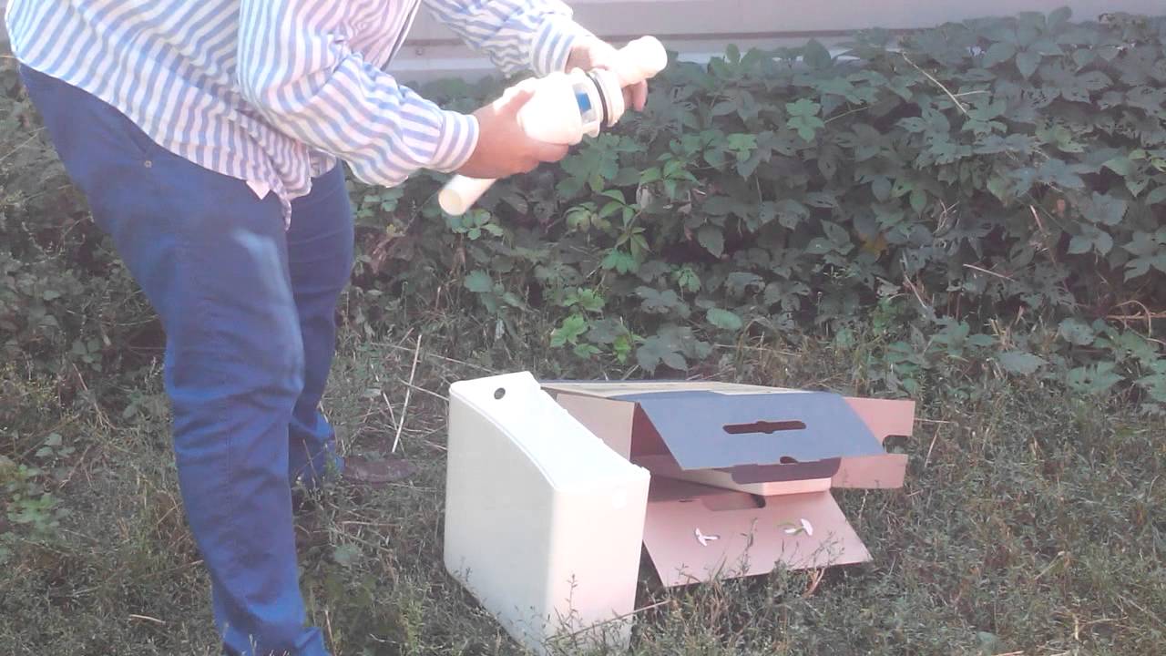 Пластиковый бачок Ниагара - YouTube