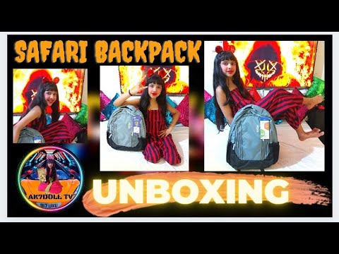 Safari Backpack Unboxing |AK7DOLL TV| Safari Backpack Review| Best Laptop Backpack| Safari Backpack