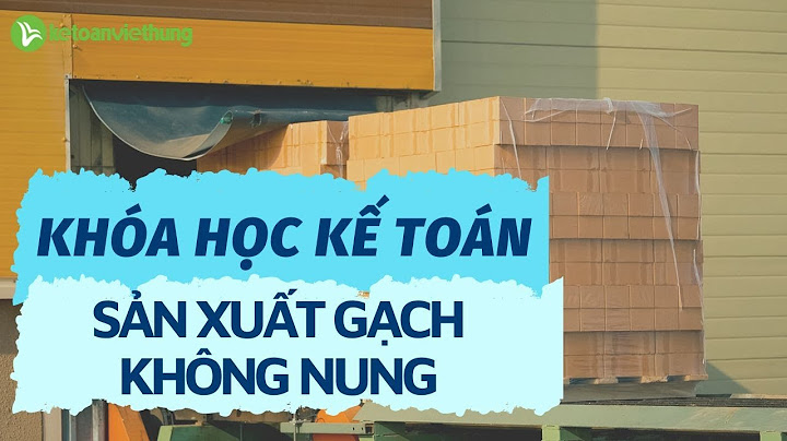 Các nguyên lý áp dụng tính toán gạch không nung