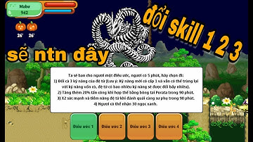 Ngọc Rồng Online/ đổi skill 1 2 3 sẽ như thế nào?