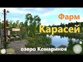 Русская рыбалка 4 - Старое озеро Комариное - Фарм карасей #1