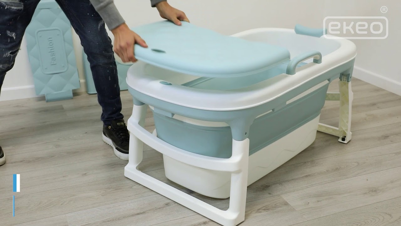 EKEO - XL Opvouwbaar bad - - Zitbad voor Volwassenen - Babybad - Bath bucket - Zitbad - Ligbad -