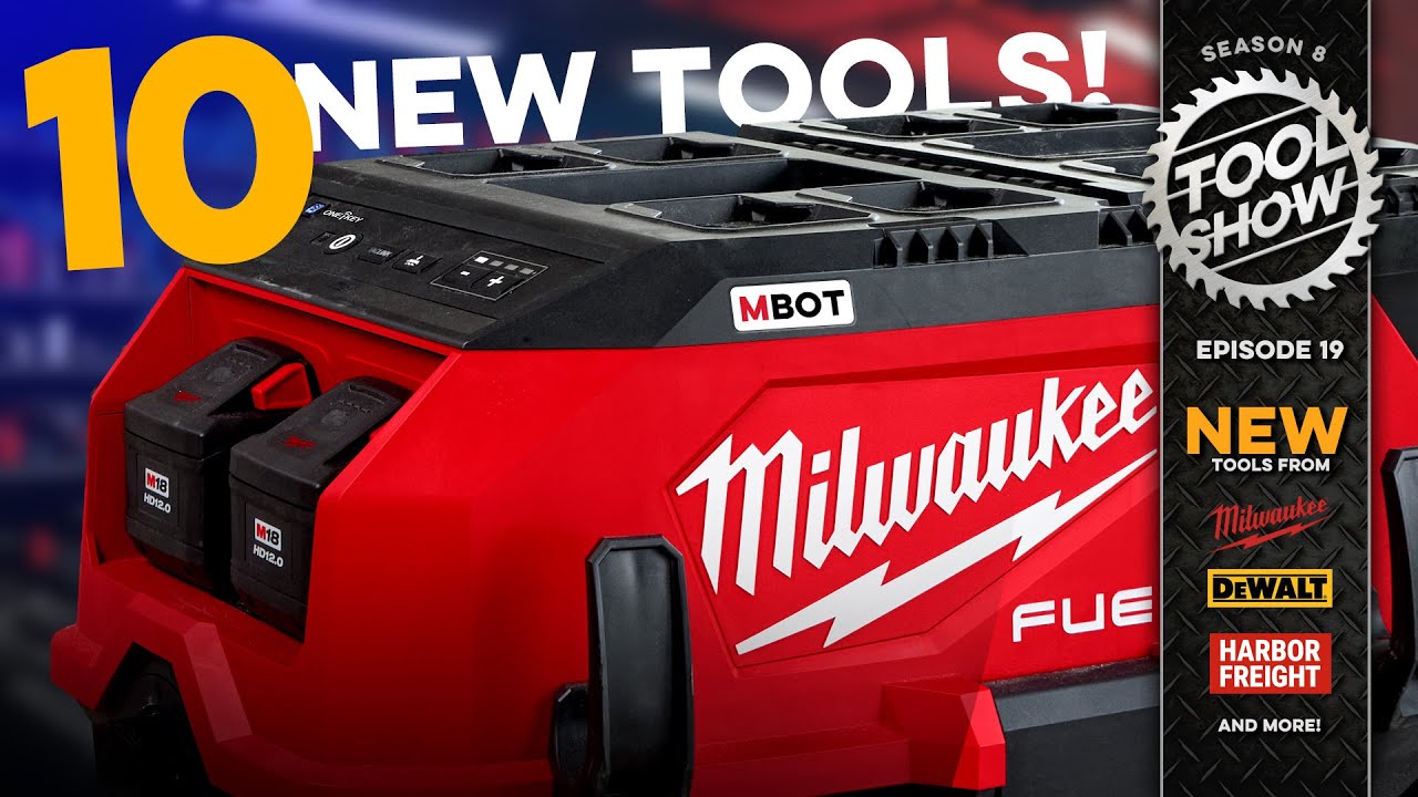 10 NEW Power Tools Announced from Milwaukee, DeWALT, Harbor Freight, FLEX, and more!