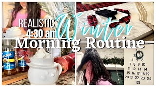 Realistic Morning Routine | Stay at home mom/wife | AESTHETIC WINTER MORNING ROUTINE #day3