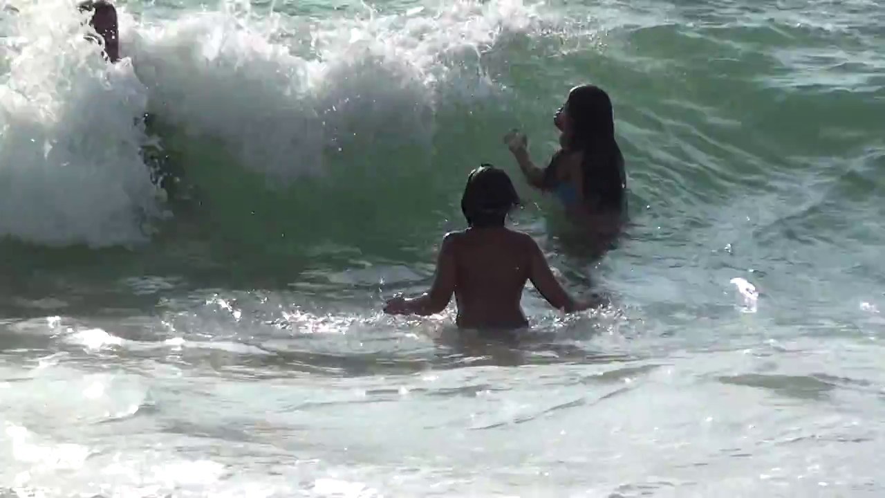 swimming waves