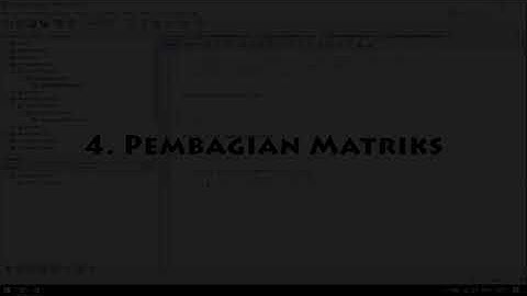 Algoritma Penjumlahan,Pengurangan,Perkalian,Pembagian,Tranpose Matrik