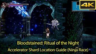 Accelerator Shard Location Guide [4k 60fps] - Ninja Race - Bloodstained Ritual of the Night