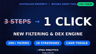New HtAG Filtering &amp; Dex Engine: Suburb Research in One Click