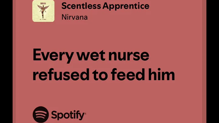 Weird Nirvana Lyrics (some out of context) (PART 5)