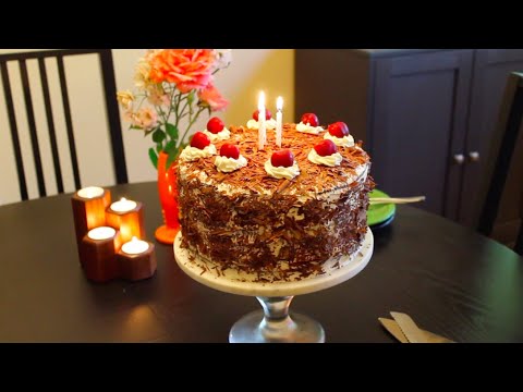 Black Forest Portal Cake - YouTube