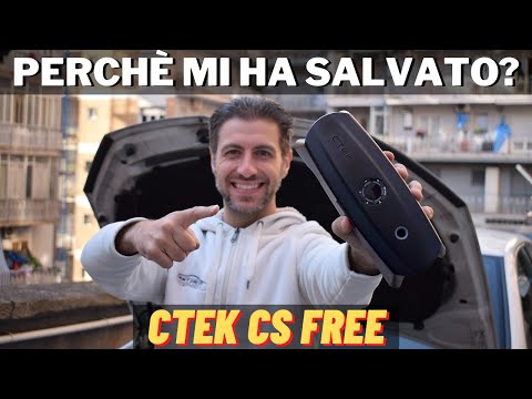 Prova CTEK CS FREE: il POWER BANK per la batteria auto scarica [ricarica batteria a terra]
