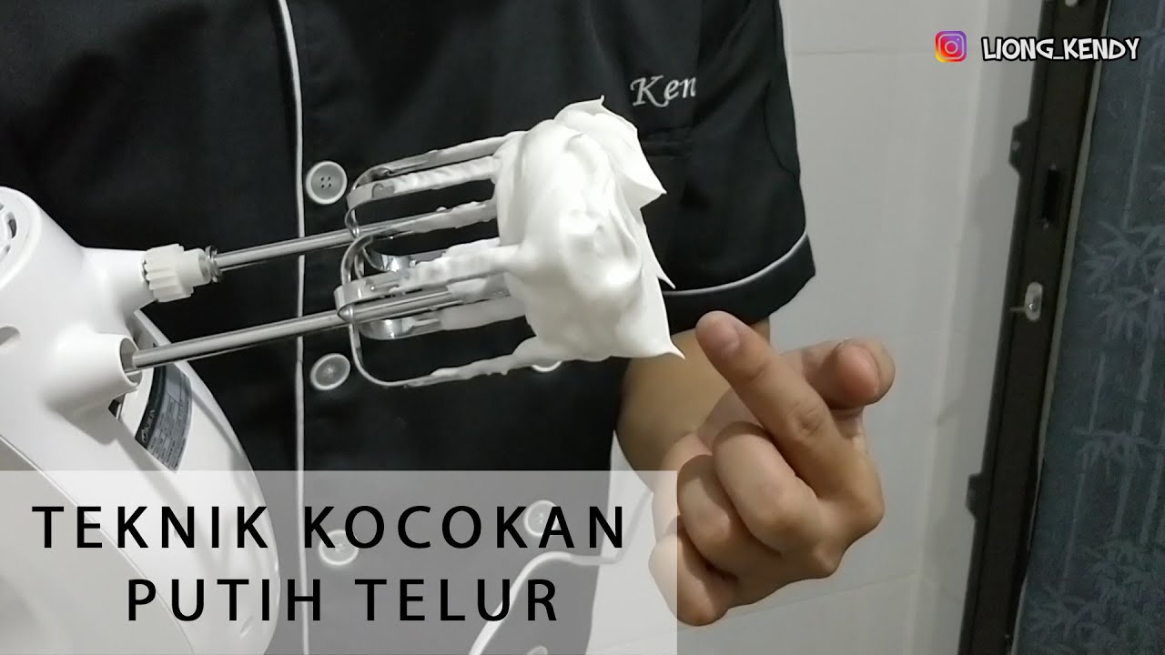 Tips mengocok putih telur - PASTI 100% BERHASIL 