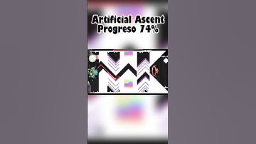 Progreso en "Artificial Ascent" 74% #geometrydash #gd #extreme #demon #fail #shorts