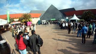 SPANNABIS 2013 - Entry line before the opening on 1st Day.