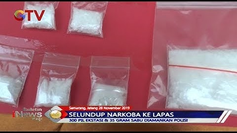 Pengedar Sembunyikan Sabu di Anus untuk Kelabui Petugas Lapas Kedungpane, Semarang - BIP 29/11