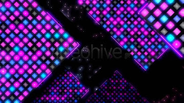 Square Pixel Led - VJ Loop Pack (4in1)