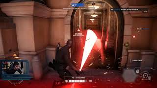 Star Wars Battlefront II: 52 Kills Darth Maul incredible Overtime!