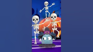 Thumbnail of Spooky scary skeletons song #eggventurers #halloween #shorts