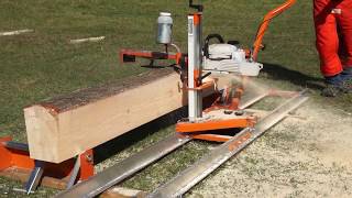 Saw Logs into Boards with Your Chainsaw & the Ultimate Chainsaw Sawmill  the Norwood PortaMill PM14