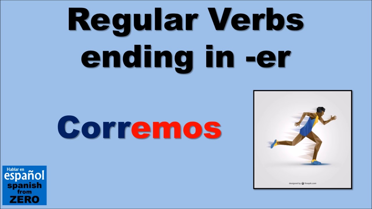 Regular Verbs Conjugations Ending ER - YouTube