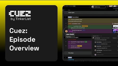Episode Overview - Cuez