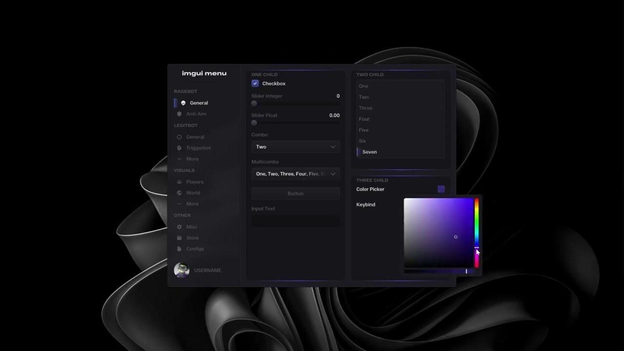 IMGUI MENU | CUSTOM | C++ - YouTube