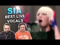 Singers Reaction/Review to "Sia's Best Live Vocals"