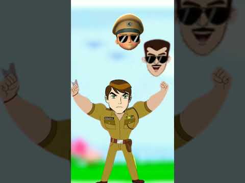 Dabangg cartoon|Salman Khan|match the right head|Ben 10|little singham|wrong heads| #shorts | #short