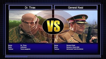 Command & Conquer Zero Hour Challenge Mode: Dr Thrax vs General Kwai