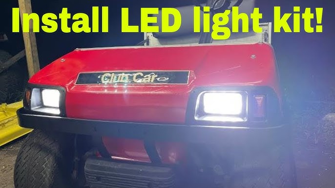 10L0L Universal Golf Cart LED Headlight Bulb for 12V EZGO Club Car