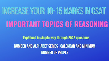 CSAT - Reasoning | UPSC Prelims 2023 | Increase you 10 marks | KARMAYOGI IAS